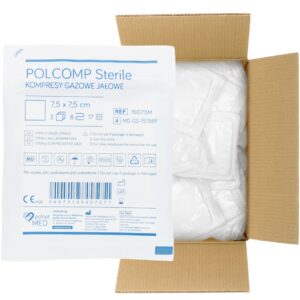 Sterile Gas-Kompresse 17N 8W 7.5*7.5cm a'3pcs-100pcs